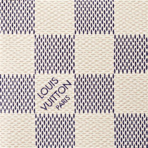 damier azur canvas pattern